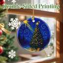 5 x Starry Night Ornament  Christmas Ornament, Christmas Tree Decor, & Perfect Holiday Decor | Art Lover Gift, Gifts for Friends and Family - Xmas Tree