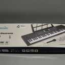 61 Keys Keyboard Piano,Electric Digital Piano,with Built-In Speaker Microphone,Piano Note Stickers,Sheet Music Stand and Power Supply,Portable Keyboard Piano for Beginners Girls Boys