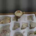 fanquare 15 Pieces British Porcelain Tea Set, Floral Vintage China Coffee Set, Wedding Tea Service for Adult, Big Tea Cup