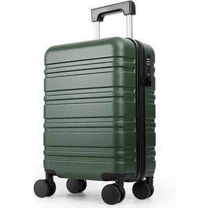 Hard Shell Suitcase With Removable Wheels, 16 Inch Carry On Luggage, 17 X 13 X 8