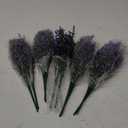 Artificial Lavender Flowers - 10 Pcs Artificial Flowers for Outdoors Faux Lavender Plants Uv Resistant Plastic Purple Fake Flower for Outside Indoor Porch Patio Window Planter Bouquet Decor