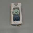 BIBS De Lux Baby Pacifier 2-Pack | Made in Denmark | BPA Free Dummy Soother, Round Nipple. Silicone, OneSize (0-36 Months), Nordic Mint/Island Sea