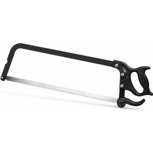 Meat Saw for Home Butchering, 18 in Manual Bone Saw with Steel Blade