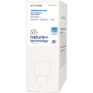 ATTITUDE Liquid Laundry Detergent Refill, EWG Verified, HE Compatible, Plant-Based & Vegan, Natural Laundry Soap, Wildflowers Scent, 160 Loads, 135.26 Fl Oz