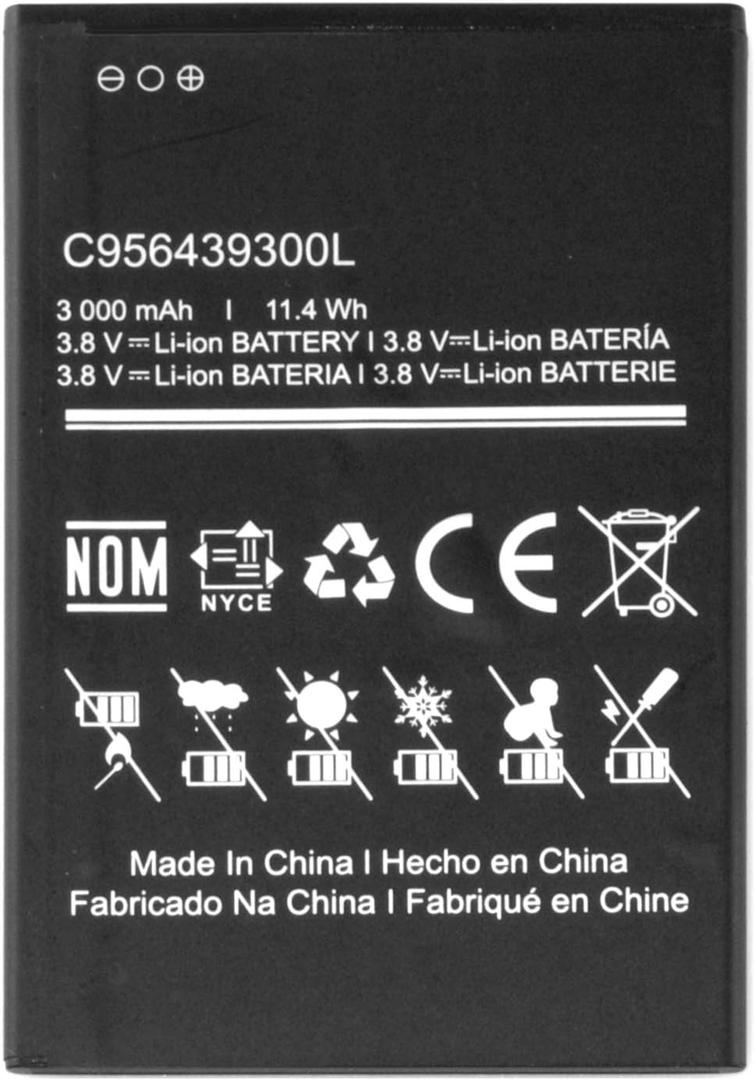 WUHAO Replacement Battery C956439300L Upgraded Battery for BLU Studio Mega 2019 S0510UU Battery 3000mAh