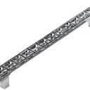 4 Pack Crystal Glass Rhinestone Cabinet Pulls Knobs Handles,Modern Decorated Shiny Dresser Drawer Konbs Pulls Handles for Cupboard Wardrobe Dresser Doors (4 Pack, 5" Hole Centers)