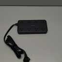 2000J Surge Protector Power Strip, TESSAN 5 FT Extension Cord with Multiple Outlets Flat Plug, 3 USB (1 USB C) and 8 AC Outlets, Wall Mount USB Charging Station for Home Office Supplies, Black