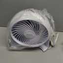 Honeywell HT-904 TurboForce Tabletop Air Circulator Fan, Small, White  Quiet Personal Fan for Home or Office, 3 Speeds and 90 Degree Pivoting Head