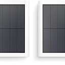 Ring Solar Panel (2nd Generation), 4W for Outdoor Cam (Stick Up Cam), Stick Up Cam Pro, Spotlight Cam Plus, Spotlight Cam Pro - White (Pack of 2)