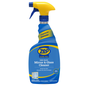 Zep Home Pro One-Pass Mirror & Glass Cleaner - 32 Fl. Oz. - R49606 - Leaves a streak-free shine while eliminating dirt, dust, and smudges from your glass surfaces