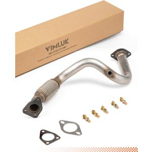 409SS Exhaust Flex Pipe & Exhaust Front Pipe - Direct Replacement for 2013-2018 Buick Encore 1.4L & 2015-2019 Chevy Trax 1.4L Replacement with 42686958;42444445; 95437532; 25950867(VK-52572)