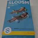 SLOOSH 2 Packs Hammock Pool Floats Adults, 4-in-1 Multi-Purpose Inflatable Pool Floats PVC Water Hammock Lounge Floaties