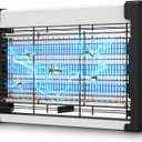 Indoor Bug Zapper, 20W Insect Killer & Mosquito Trap with UV Light, 3-Lamp Electric Fly Zapper for Home, Kitchen, Bedroom & RV