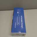 Portable Printers Wireless for Travel, N80 Wireless Thermal Printer Bluetooth Inkless Printer Support 8.5" X 11" US Letter & A4, Compatible with iOS, Android, Laptop, Black