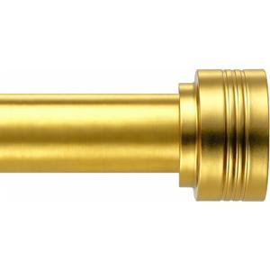 Gold Curtain Rods for Windows 18-88 Inch,Adjustable Length 1 Inch Diameter Heavy Duty Curtain Rod for Bedroom/Kitchen/Dorm/Apartment/Door