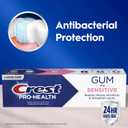 Crest Sensitive and Gum Toothpaste 4.8 oz (3 Pack), Relieves Sensitivity, Strengthens Gums, Anticavity, Clinically Proven, Antibacterial Toothpaste