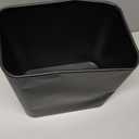 Cesun Small Bathroom Trash Can 2.1 Gallon Wastebasket, Modern Metal Garbage Can Office Waste Basket, Matte Black Stainless Steel Trash Bin for Bedroom, Home Office, Toilet, rv, Near Desk, Under Sink