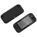 eXtremeRate PlayVital Black Protective Grip Case for Nintendo Switch Lite, Hard Cover Protector for Nintendo Switch Lite - Screen Protector & Thumb Grips & Buttons Caps Stickers Included