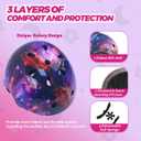 Adjustable Kids Bike Protective Helmet for Boys Girls Toddler, CPSC Safety Certified Galaxy Kids Helmets for Multi-Sports Skateboard Scooter Bike Cycling Skating Rollerblading, M