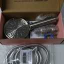 Cobbe Filtered Shower Head with Handheld, 6 Spray Modes, Water Softener Filters - Remove Chlorine, Reduce Dry Skin - Brushed Nickel