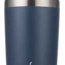 VINUR Insulated Cocktail Shaker, 20 oz Stainless Steel Vacuum Insulated Martini Shaker with Built-in Strainer & Jigger Lid for Home Bartender, Gift for Men & Women, Slate Blue