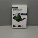 for iPad 11th (A16, 2025) / 10th Generation Case with Keyboard, Mouse and Detachable Wireless Keyboard, 7-Color Backlight, Slim Case with Pencil Holder, Light Pink