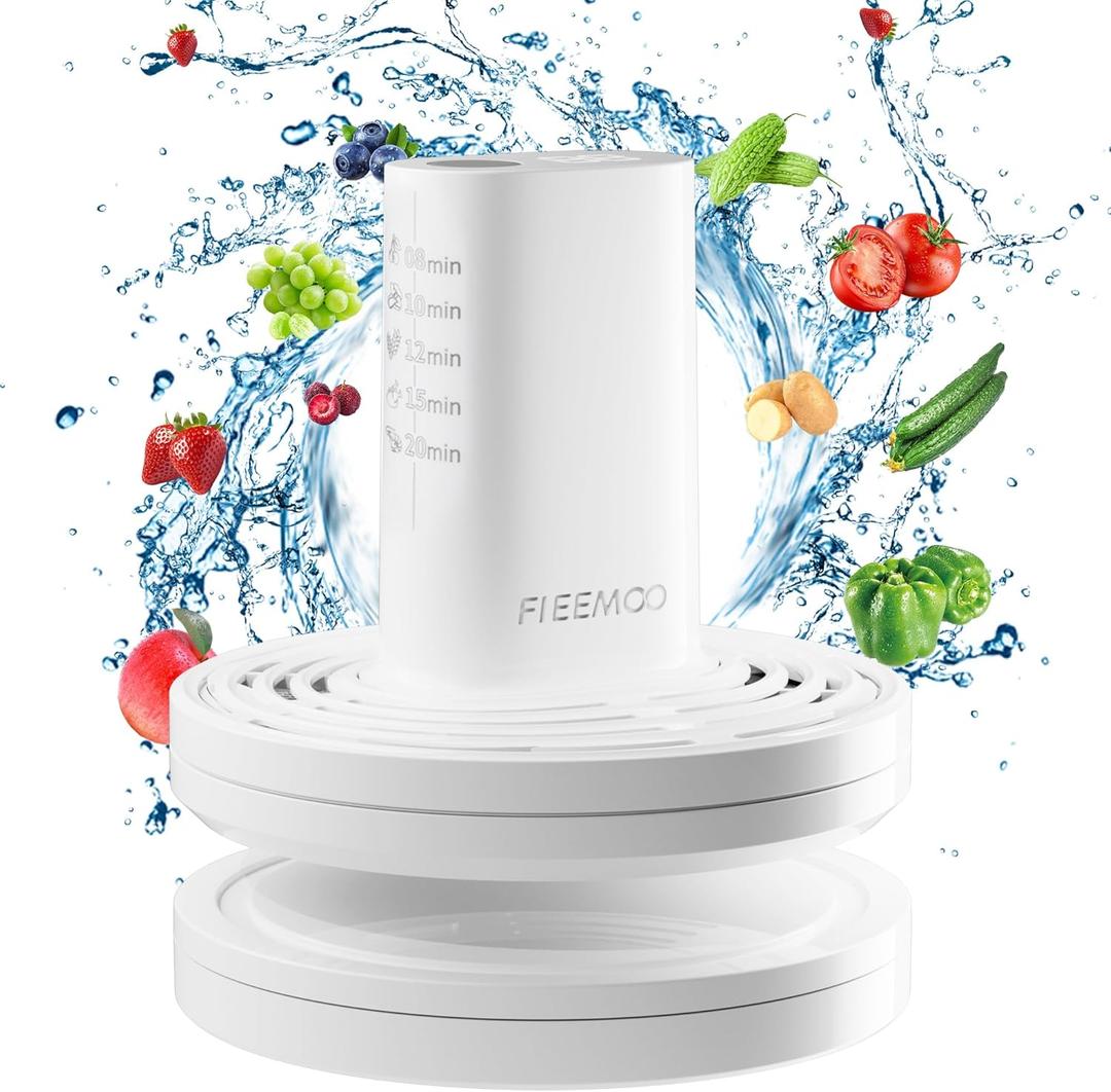 Fruit and Vegetable Washing Machine, Portable Fruit Cleaner Device in Water, Food Purifier, for Washing Fruits, Vegetables, Rice, Meat and Seafood