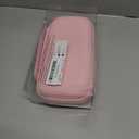 innoAura Switch Case 19-in-1 Bundle for NS Switch (2017), with Carrying Case, Game Organizer, Screen Protector, Stand and Thumb Grips, Pink