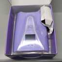 M - Crystal Cure 128W UV Nail Lamp - Fast Curing Nail Light with 45 Powerful 365nm+405nm LEDs - Cordless, Rechargeable, Auto Sensor - UV Light for Gel Nails for Manicures & Pedicures (Violet)