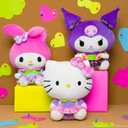 Jazwares Hello Kitty and Friends, 12-Inch My Melody Neon Plush - Officially Licensed Sanrio Product from Ages 6+