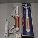 Conair Double Ceramic 1 1/2-Inch Curling Iron, 1  inch barrel produces soft waves  for use on medium and long hair (White)