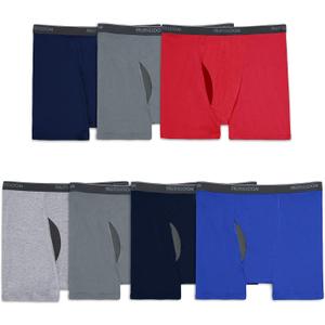 Fruit of the Loom Men's Coolzone Boxer Briefs, Big Man-7 Pack-Assorted Colors, 4X-Large