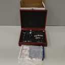 Wine Bottle Opener Corkscrew Gift Set, 8 Pieces Manual Corkscrews Wine Opener with Classic Wooden Box, Stainless Steel Wine Opener kit Wedding Valentines Day Gifts for Wine Lovers (Silver)