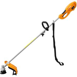 Hoteche 1000W Electric String Trimmer & Brush Cutter, 10500RPM with 350MM/230MM Cutting Diameter, Orange & Black, Color Box