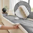 BOV Light Gray 2771" Couch Covers for Dogs Non Slip Sofa Cover Washable, Pet Couch Covers for Sofa Non Slip, Large Couch Protector for 3 Cushion Couch Modern Seating