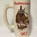 Budweiser Ceramic Clydesdales Holiday Stein, 31-ounce, 1 Count (Pack of 1)