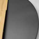 28" Fire Pit Lid Round Outdoor Fireplace Cover Lid Heat Resistant Flat Burner Pan Cover for Round Patio Fire Pit Prevent Sparks, Snuff Campfire