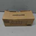 BOTEMY Toothbrush Holder with Instant Drying Stone - Bathroom Counter Organizer, Diatomite Electric Toothbrush Toothpaste Holders, Bathroom Sink Organizers and Storage,Black (X-Large)