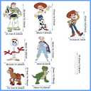 Toy-Inspired Story-Themed Happy Birthday Yard Signs, 7PCS Birthday Party Supplies Set with Stakes, Outdoor Lawn Party Decor for Unforgettable Celebrations, Outdoor Yard Decorations, Garden Party