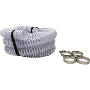 Sealproof 1.25" (32mm) Pool Filter Pump Connection Hose for 1-1/4 Inch Above Ground Pools and Intex Systems, 12 FT Premium Quality PVC Made in USA | Cut to Desired Length, Includes 4 Hose Clamps