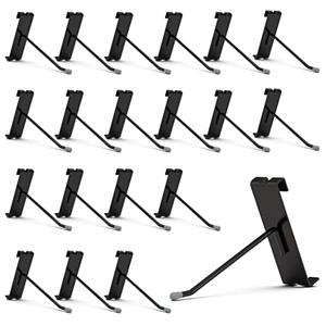 HUHOLE Gridwall Hooks 4 Inch, 50PC Display Hooks for Grid Wall, Hook for Grid Wall Panel, Black HUHOLE Gridwall Hooks 4 Inch, 50PC Display Hooks for Grid Wall, Hook for Grid Wall Panel, Black