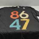 Classic Vintage 80s Style 86 47 Anti Trump T-Shirt 2XL