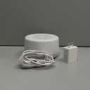 Sound Machine Easysleep White Noise Machine with 25 Soothing Sounds and Night Lights with Memory Function 32 Levels of Volume and 5 Sleep Timer Powered by AC or USB for Sleeping Relaxation (White)