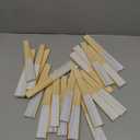 Sepwedd 22 pcs White Paper Hand Fan Bamboo Folding,Handheld Paper Folded for Wedding Party and Home Decoration