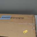 Portable Rolling Desk on Wheels Adjustable Height Desks for Small Spaces, 32" Computer Desk Drafting Tables with Storage Shelves for Home Office Rustic