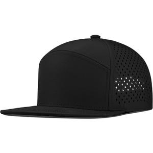 Performance Snapback Hats for Men Women,Flat Bill Cap,Golf,Running,Workout