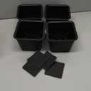 Tuffen Heavy Duty Bed Risers, Elevation in Heights 3 Inch Furniture Raisers Bed Lifts for Dorm Bed, Table and Sofa, Supports up to 1500 lbs (Set of 4)