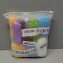 MINGOMINGO Crochet Kit for Beginners - 6 Pack Animals Amigurumi, DIY Craft for Adults and Kids, Gift for Crochet Lovers, with Step-by-Step Video Tutorials (40%+ Yarn) (colorful)