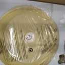 Brass Flush Mount Ceiling Light Mid Century Modern Ceiling Light fixtures Brushed Gold Milk Yellow Glass Semi Flush Mount Ceiling Light Farmhouse Hallway Dining Room Ceiling Lamp