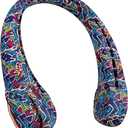 FrSara Bladeless Neck Fans Portable Rechargable, Adjustable, 360° Cooling, Super Quiet, No Blade Fan Design, No Hair Twisting, Even Air Volume On Both Sides, Non-Slip, Short Charging, Long Use Time